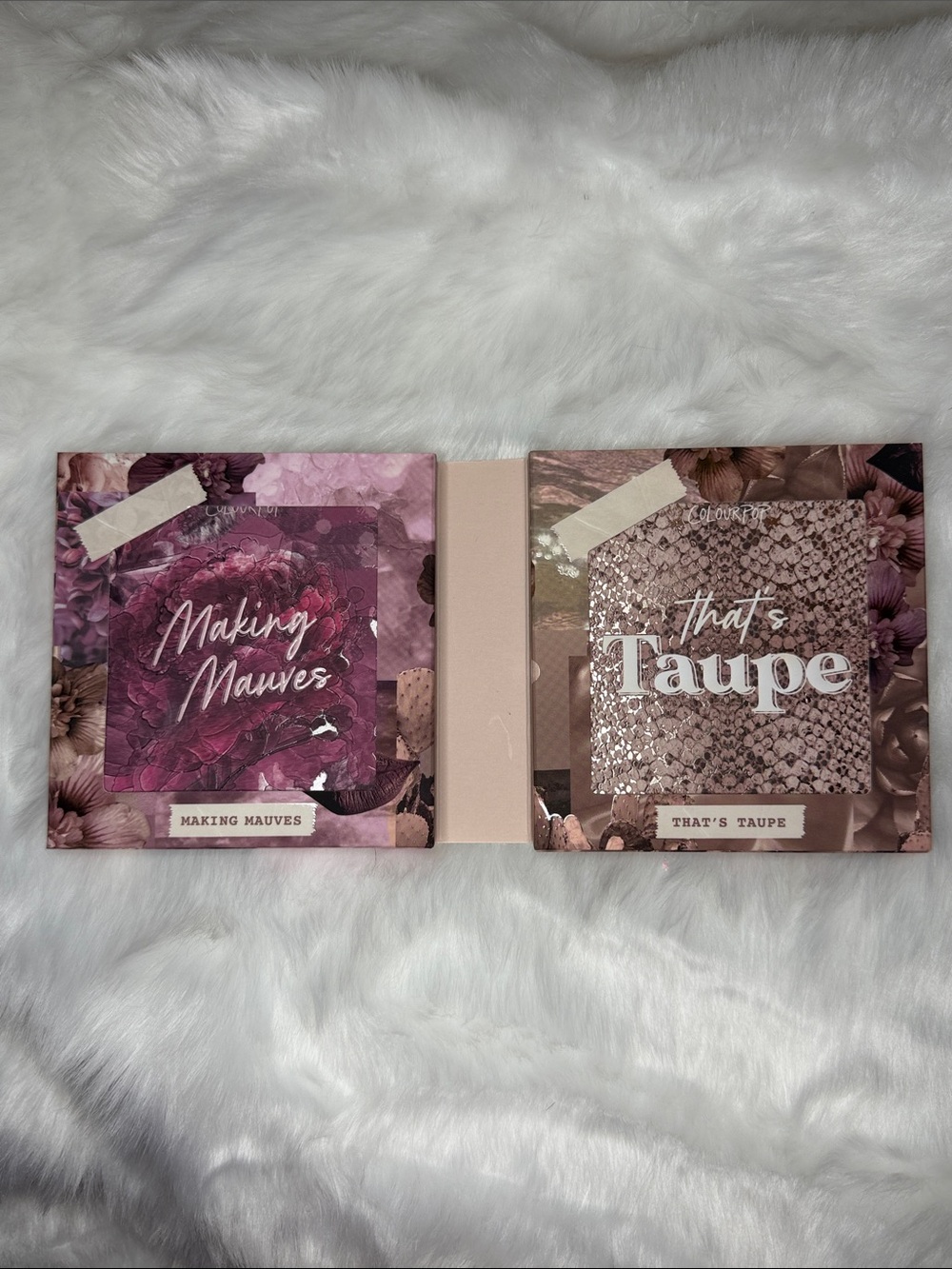 NWT ColourPop Cooler Than Me Shadow Palette Duo | Making Mauves + That's Taupe